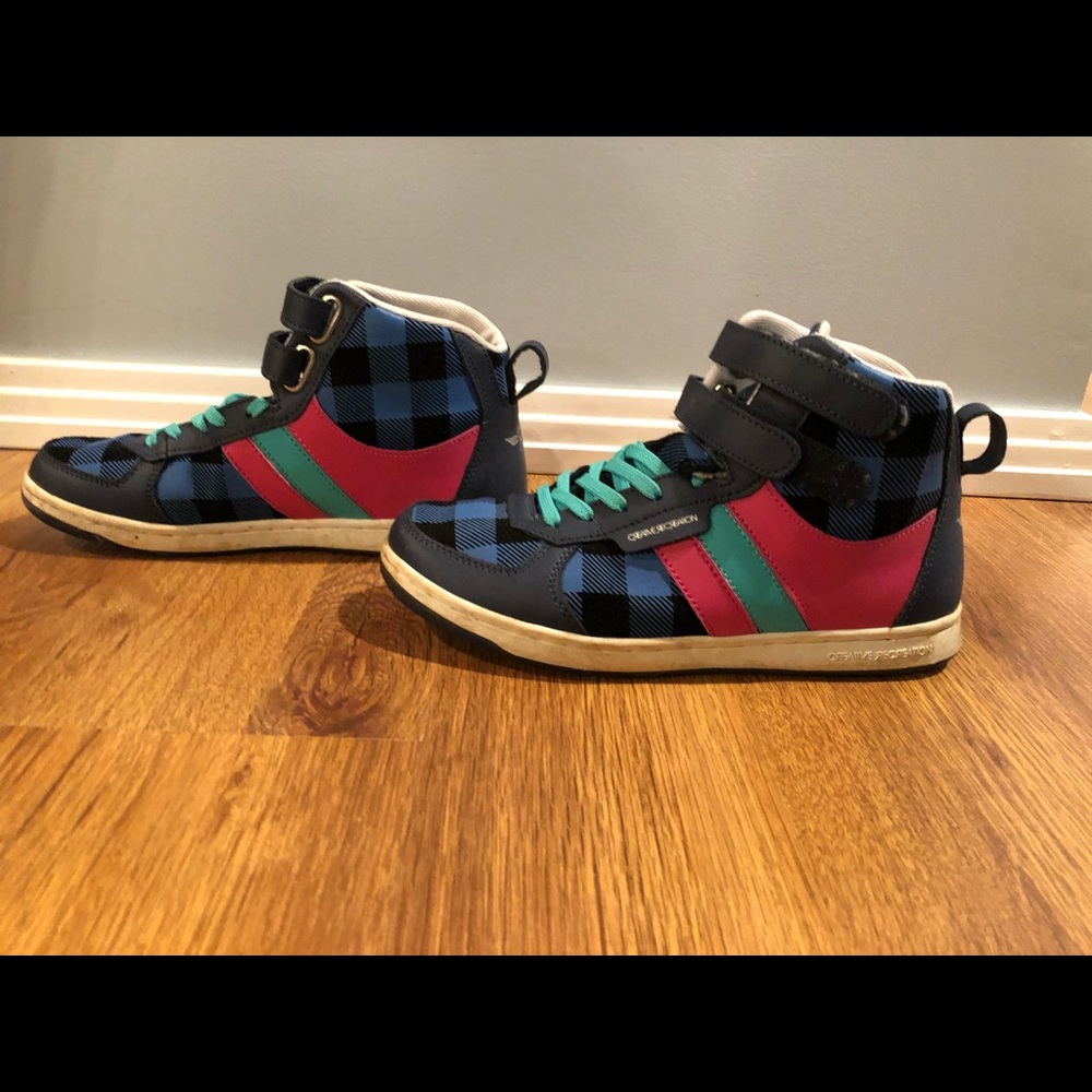 US 8 Creative Rec high tops - worn once.
